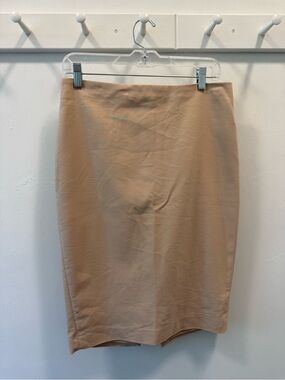 Express Neutral-Tone Pencil Skirt - Beige